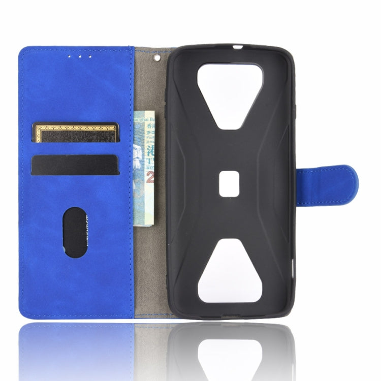 For Xiaomi Black Shark 3 Solid Color Skin Feel Magnetic Buckle Horizontal Flip Calf Texture PU Leather Case with Holder & Card Slots & Wallet