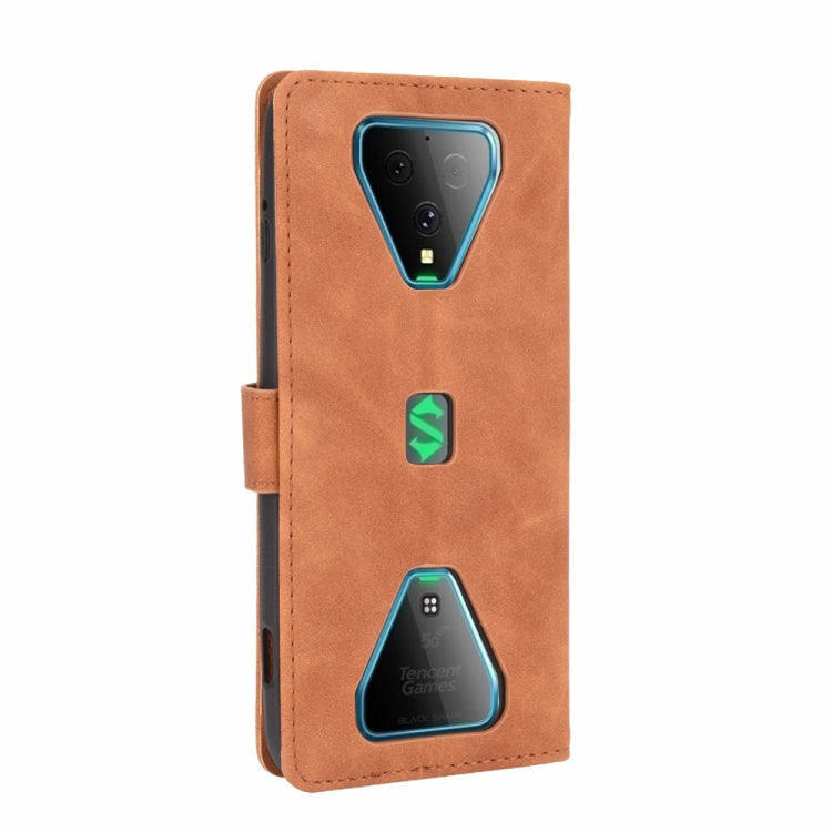 For Xiaomi Black Shark 3 Solid Color Skin Feel Magnetic Buckle Horizontal Flip Calf Texture PU Leather Case with Holder & Card Slots & Wallet