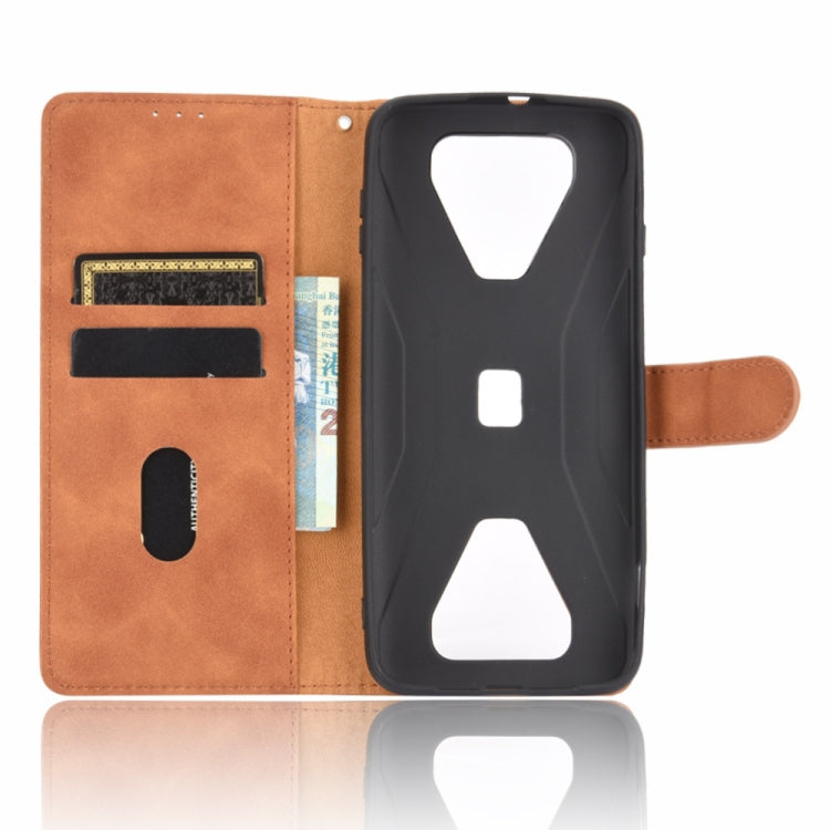 For Xiaomi Black Shark 3 Solid Color Skin Feel Magnetic Buckle Horizontal Flip Calf Texture PU Leather Case with Holder & Card Slots & Wallet