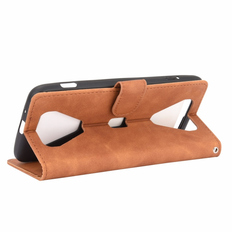 For Xiaomi Black Shark 3 Solid Color Skin Feel Magnetic Buckle Horizontal Flip Calf Texture PU Leather Case with Holder & Card Slots & Wallet