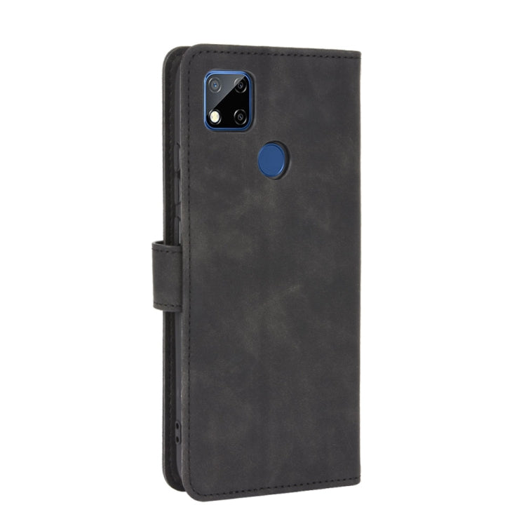For Xiaomi Redmi 9C Solid Color Skin Feel Magnetic Buckle Horizontal Flip Calf Texture PU Leather Case with Holder & Card Slots & Wallet