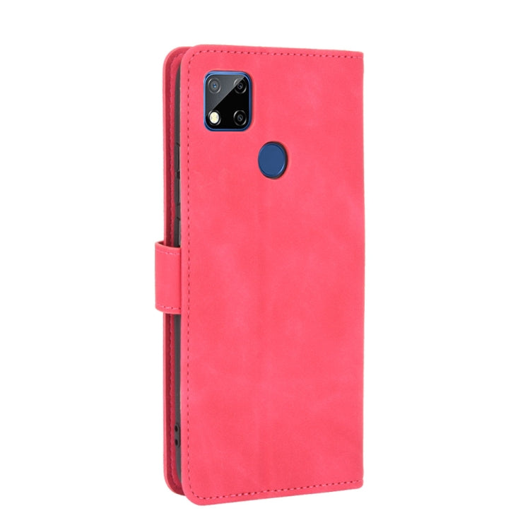 For Xiaomi Redmi 9C Solid Color Skin Feel Magnetic Buckle Horizontal Flip Calf Texture PU Leather Case with Holder & Card Slots & Wallet