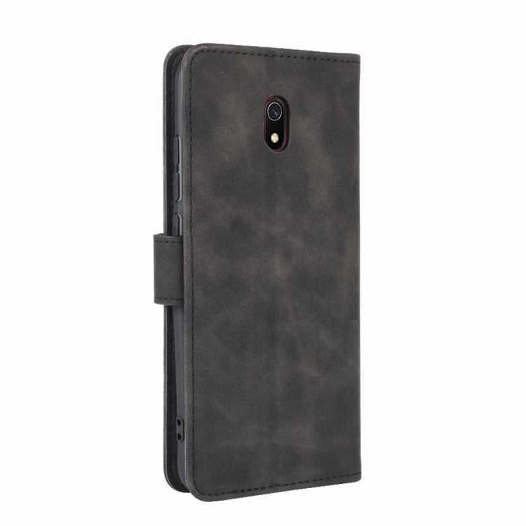 For Xiaomi Redmi 8A Solid Color Skin Feel Magnetic Buckle Horizontal Flip Calf Texture PU Leather Case with Holder & Card Slots & Wallet