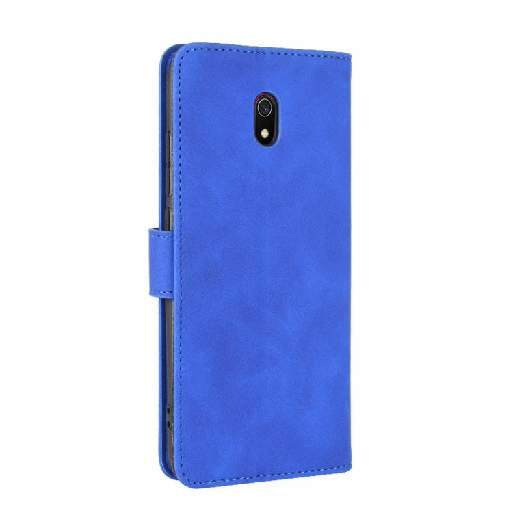 For Xiaomi Redmi 8A Solid Color Skin Feel Magnetic Buckle Horizontal Flip Calf Texture PU Leather Case with Holder & Card Slots & Wallet