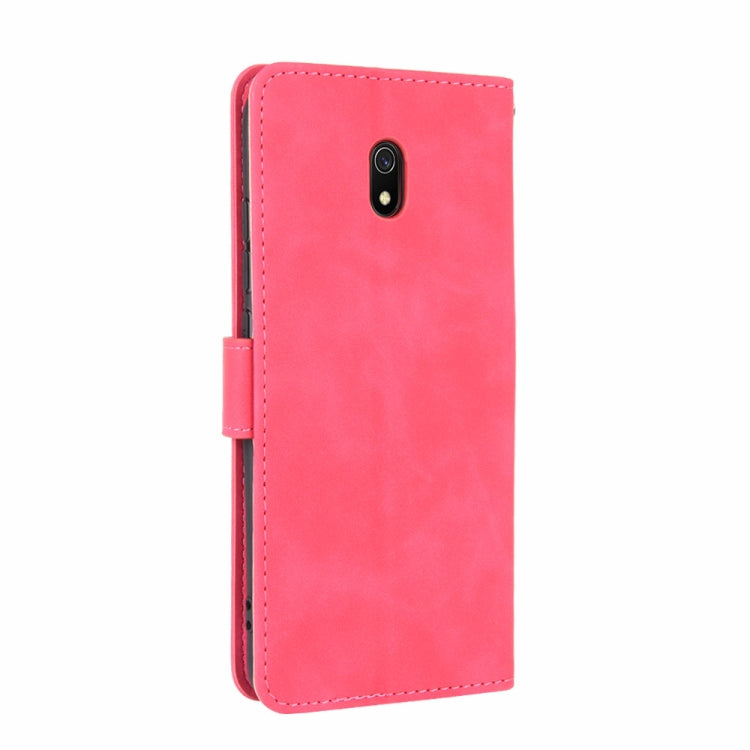 For Xiaomi Redmi 8A Solid Color Skin Feel Magnetic Buckle Horizontal Flip Calf Texture PU Leather Case with Holder & Card Slots & Wallet