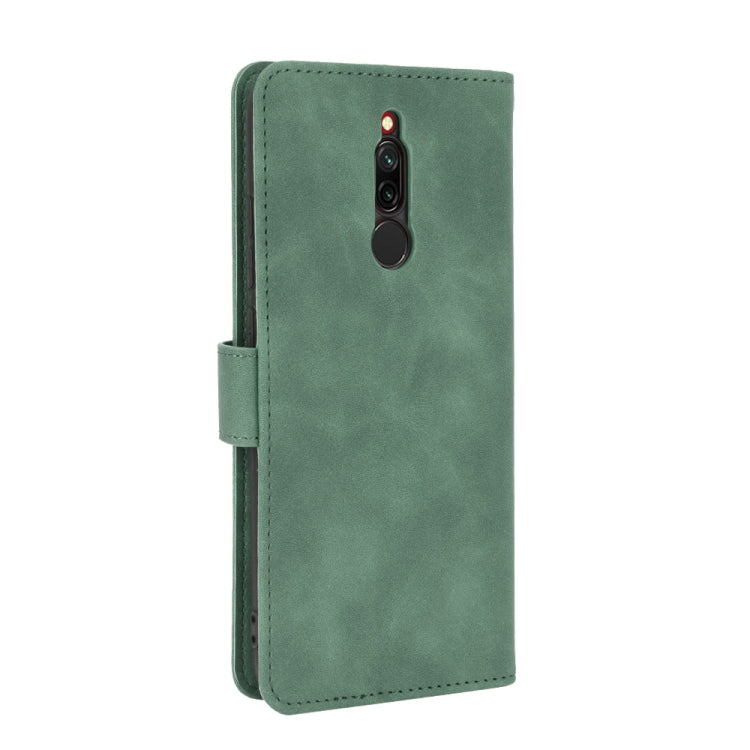 For Xiaomi Redmi 8 Solid Color Skin Feel Magnetic Buckle Horizontal Flip Calf Texture PU Leather Case with Holder & Card Slots & Wallet