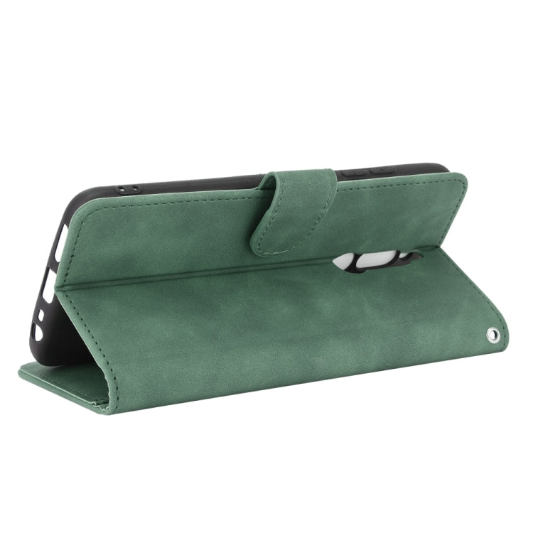 For Xiaomi Redmi 8 Solid Color Skin Feel Magnetic Buckle Horizontal Flip Calf Texture PU Leather Case with Holder & Card Slots & Wallet