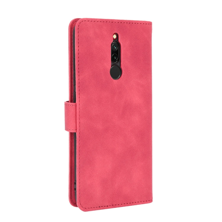 For Xiaomi Redmi 8 Solid Color Skin Feel Magnetic Buckle Horizontal Flip Calf Texture PU Leather Case with Holder & Card Slots & Wallet