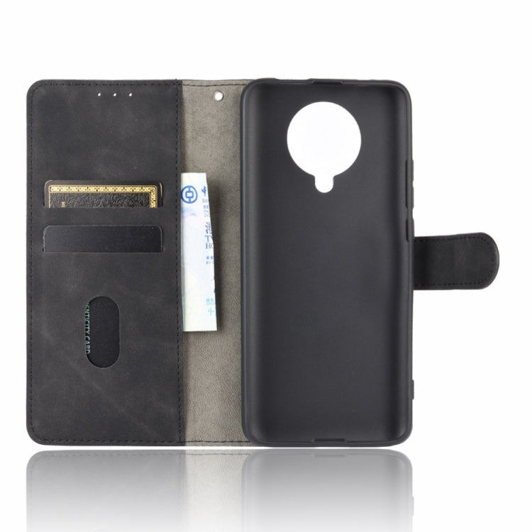 For Xiaomi Redmi K30 Pro Solid Color Skin Feel Magnetic Buckle Horizontal Flip Calf Texture PU Leather Case with Holder & Card Slots & Wallet