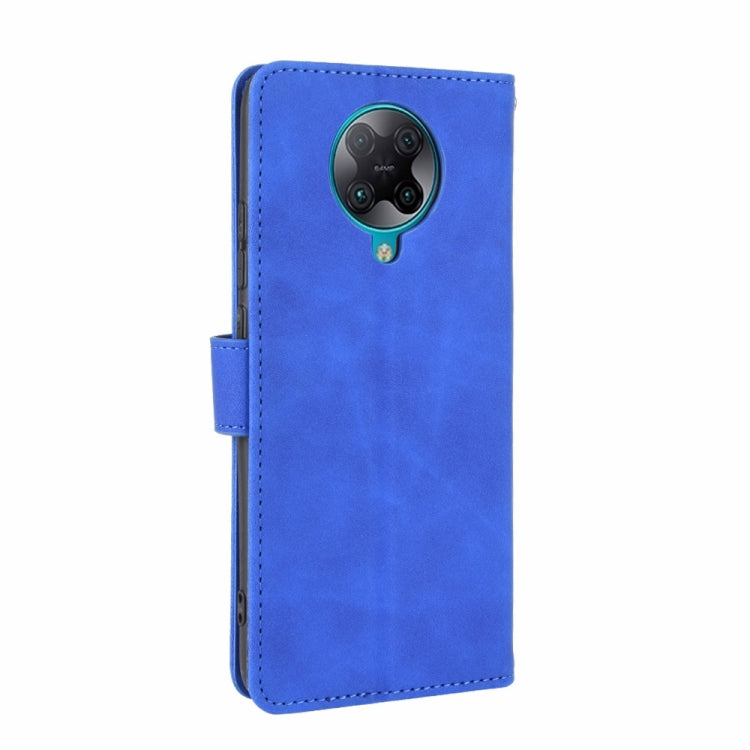 For Xiaomi Redmi K30 Pro Solid Color Skin Feel Magnetic Buckle Horizontal Flip Calf Texture PU Leather Case with Holder & Card Slots & Wallet