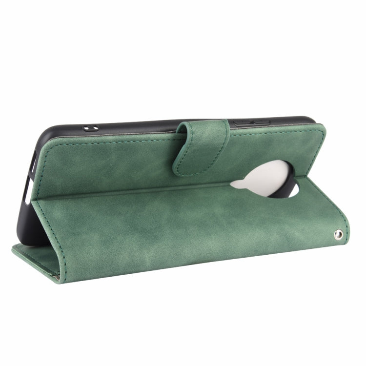 For Xiaomi Redmi K30 Pro Solid Color Skin Feel Magnetic Buckle Horizontal Flip Calf Texture PU Leather Case with Holder & Card Slots & Wallet