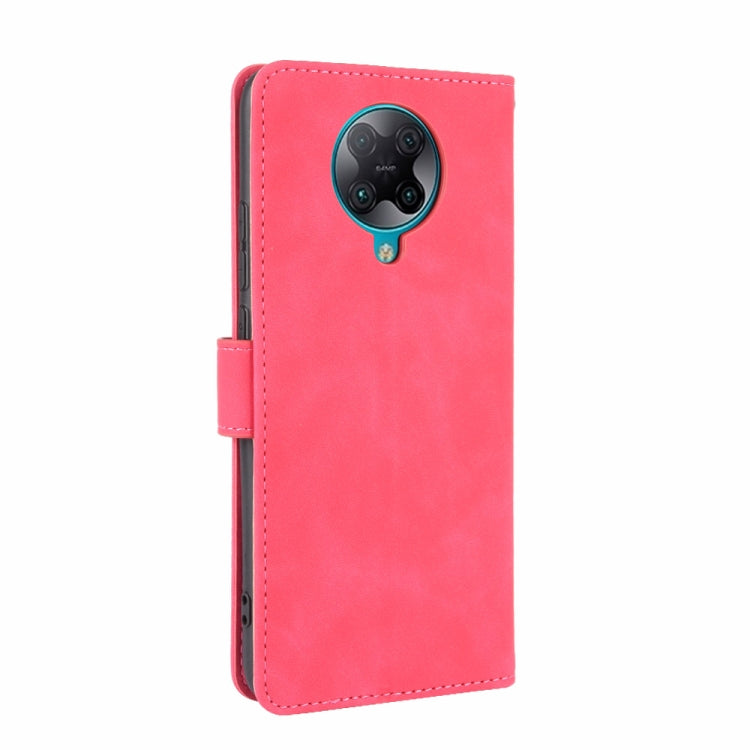 For Xiaomi Redmi K30 Pro Solid Color Skin Feel Magnetic Buckle Horizontal Flip Calf Texture PU Leather Case with Holder & Card Slots & Wallet