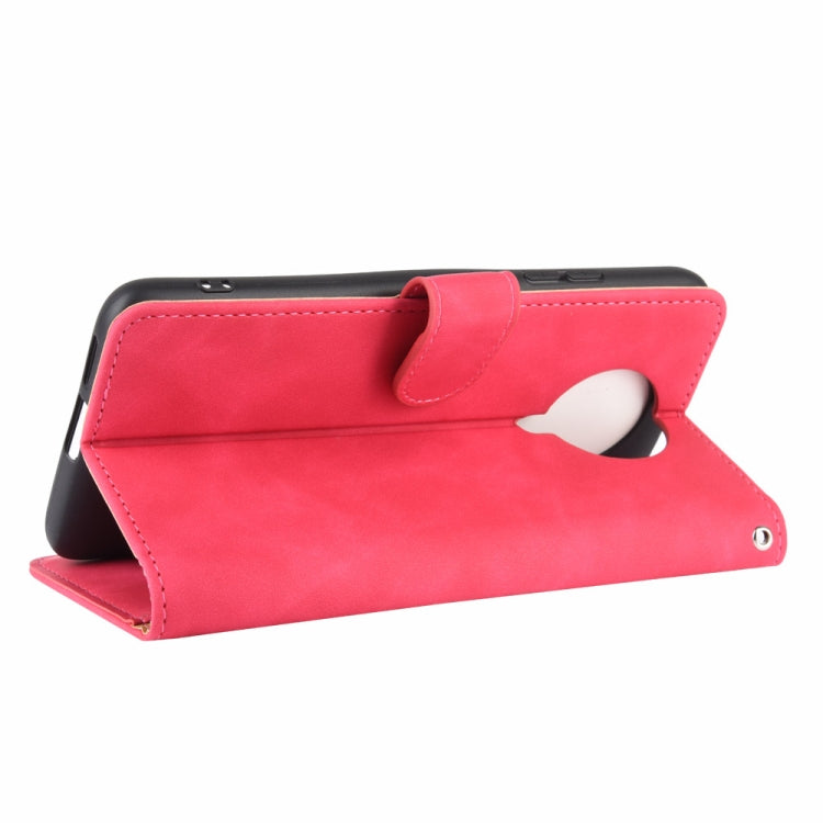 For Xiaomi Redmi K30 Pro Solid Color Skin Feel Magnetic Buckle Horizontal Flip Calf Texture PU Leather Case with Holder & Card Slots & Wallet