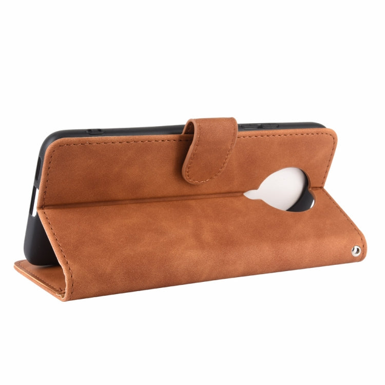 For Xiaomi Redmi K30 Pro Solid Color Skin Feel Magnetic Buckle Horizontal Flip Calf Texture PU Leather Case with Holder & Card Slots & Wallet