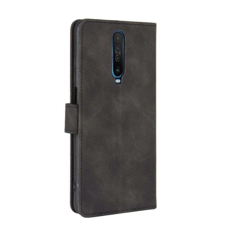 For Xiaomi Redmi K30 Solid Color Skin Feel Magnetic Buckle Horizontal Flip Calf Texture PU Leather Case with Holder & Card Slots & Wallet