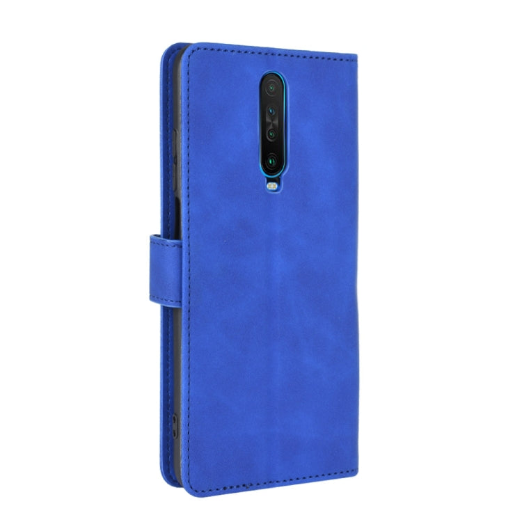 For Xiaomi Redmi K30 Solid Color Skin Feel Magnetic Buckle Horizontal Flip Calf Texture PU Leather Case with Holder & Card Slots & Wallet