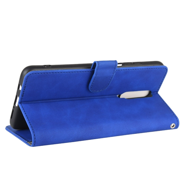 For Xiaomi Redmi K30 Solid Color Skin Feel Magnetic Buckle Horizontal Flip Calf Texture PU Leather Case with Holder & Card Slots & Wallet