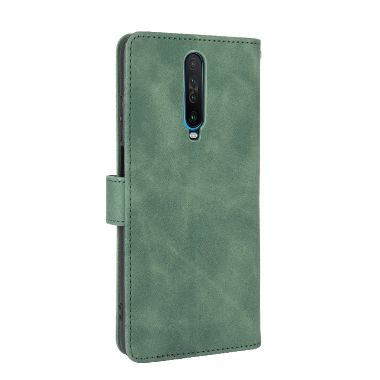 For Xiaomi Redmi K30 Solid Color Skin Feel Magnetic Buckle Horizontal Flip Calf Texture PU Leather Case with Holder & Card Slots & Wallet