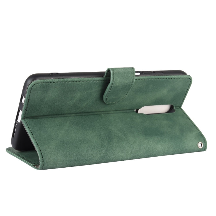 For Xiaomi Redmi K30 Solid Color Skin Feel Magnetic Buckle Horizontal Flip Calf Texture PU Leather Case with Holder & Card Slots & Wallet