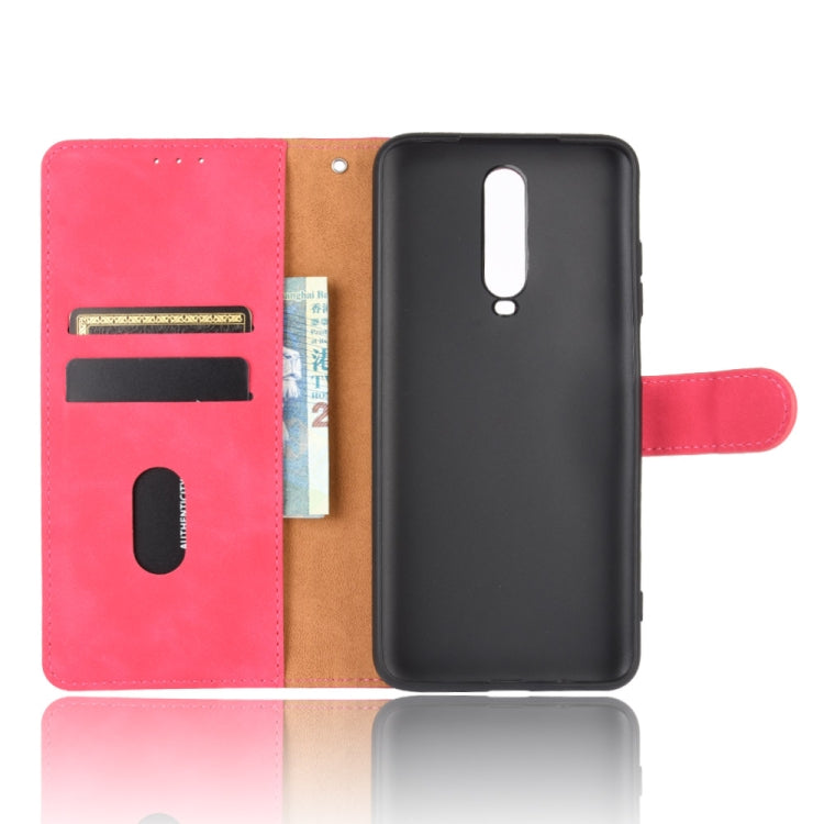For Xiaomi Redmi K30 Solid Color Skin Feel Magnetic Buckle Horizontal Flip Calf Texture PU Leather Case with Holder & Card Slots & Wallet
