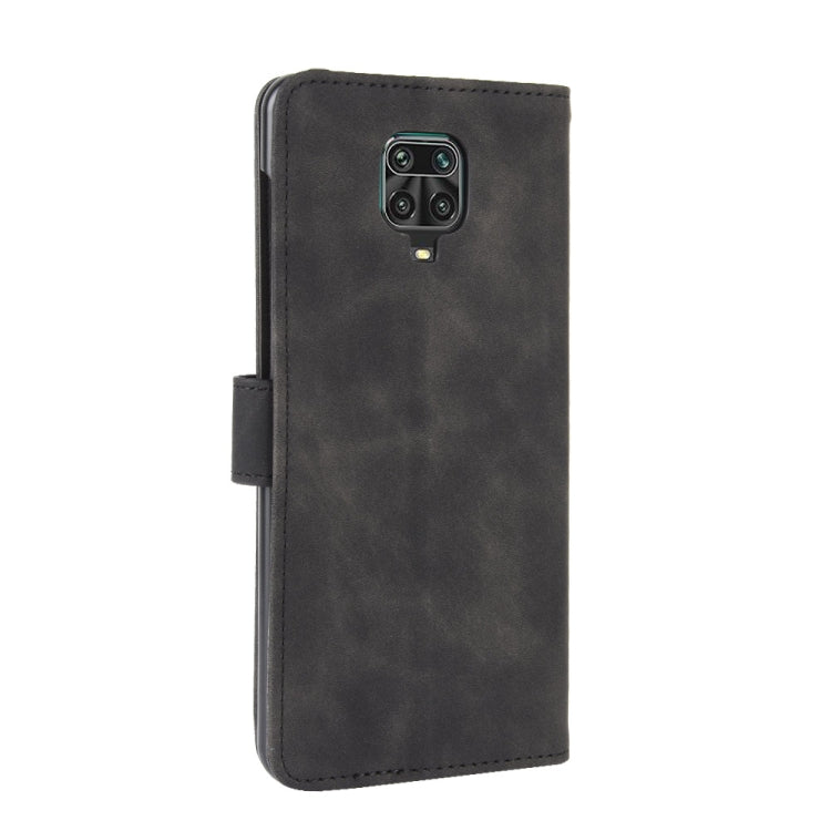 For Xiaomi Redmi Note 9S Solid Color Skin Feel Magnetic Buckle Horizontal Flip Calf Texture PU Leather Case with Holder & Card Slots & Wallet