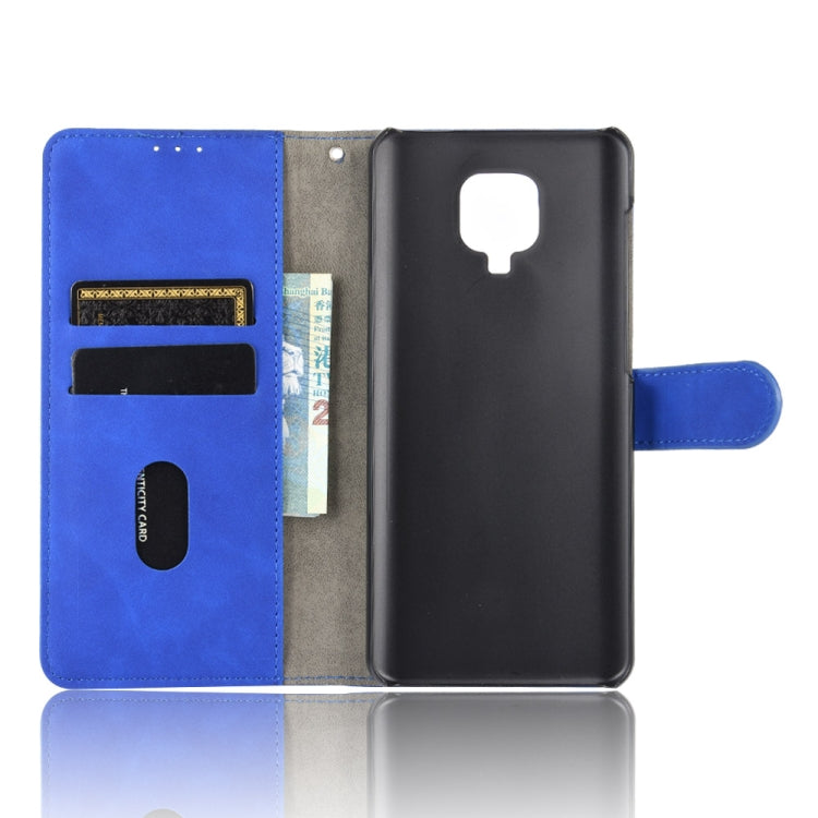 For Xiaomi Redmi Note 9S Solid Color Skin Feel Magnetic Buckle Horizontal Flip Calf Texture PU Leather Case with Holder & Card Slots & Wallet