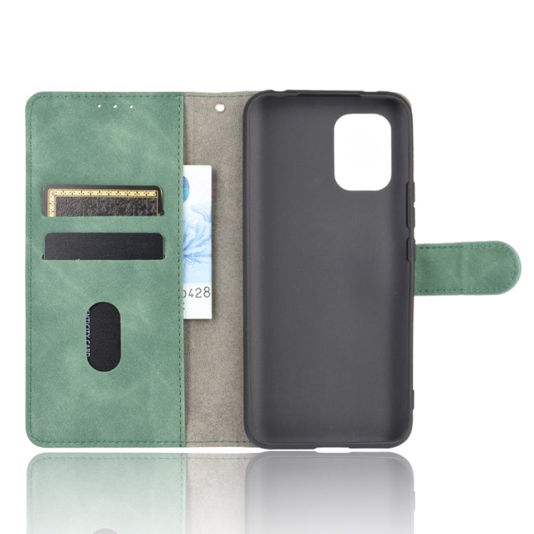 For Xiaomi Mi 10 Lite Solid Color Skin Feel Magnetic Buckle Horizontal Flip Calf Texture PU Leather Case with Holder & Card Slots & Wallet