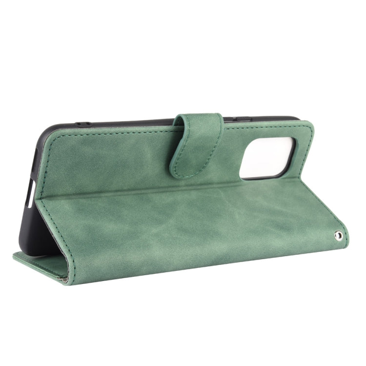 For Xiaomi Mi 10 Lite Solid Color Skin Feel Magnetic Buckle Horizontal Flip Calf Texture PU Leather Case with Holder & Card Slots & Wallet