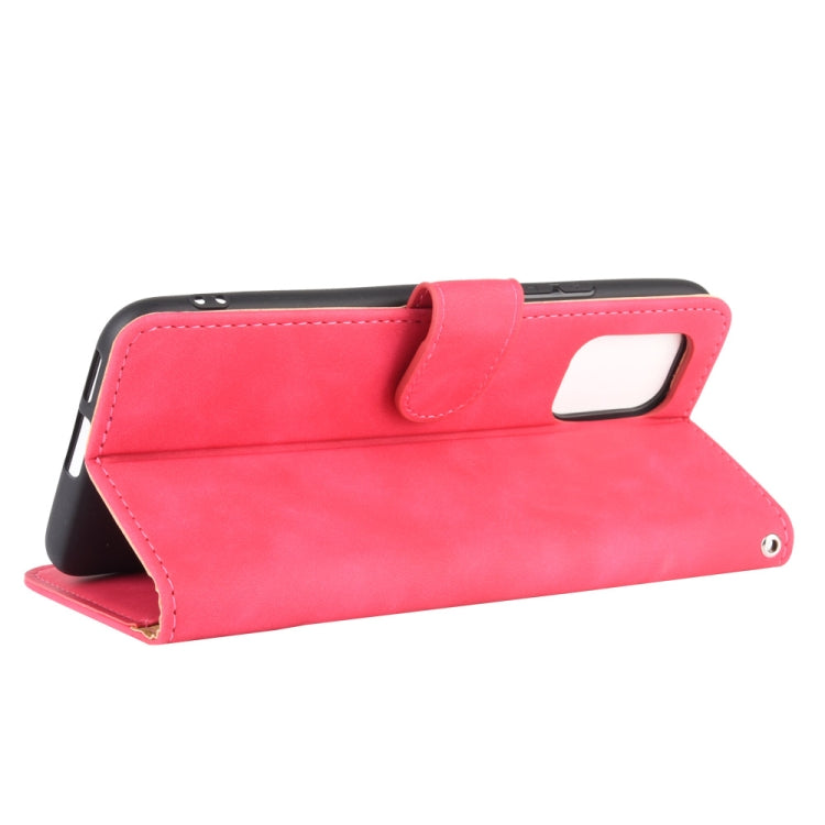 For Xiaomi Mi 10 Lite Solid Color Skin Feel Magnetic Buckle Horizontal Flip Calf Texture PU Leather Case with Holder & Card Slots & Wallet