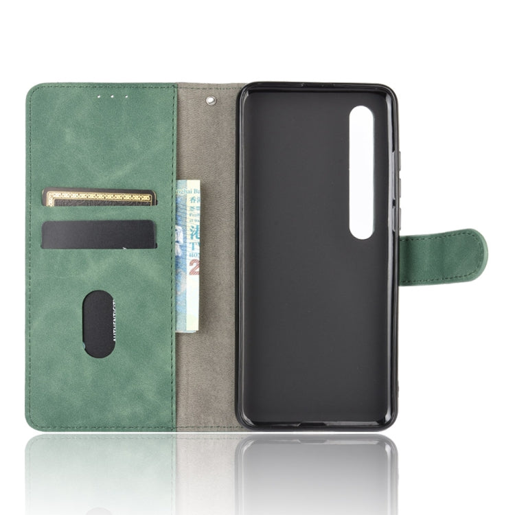 For Xiaomi Mi 10 Pro Solid Color Skin Feel Magnetic Buckle Horizontal Flip Calf Texture PU Leather Case with Holder & Card Slots & Wallet