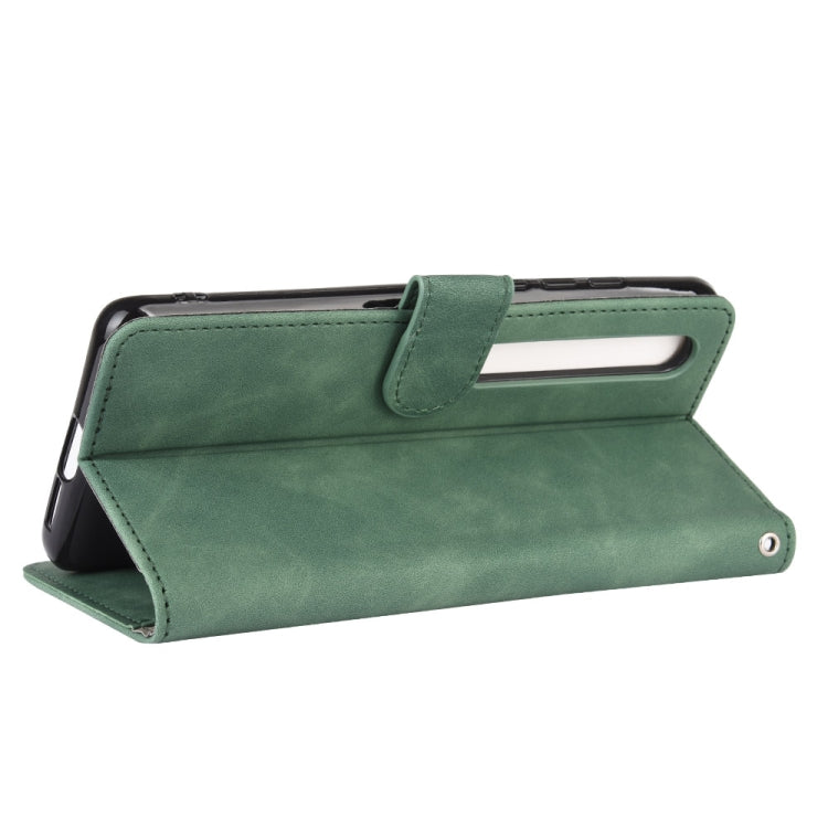 For Xiaomi Mi 10 Pro Solid Color Skin Feel Magnetic Buckle Horizontal Flip Calf Texture PU Leather Case with Holder & Card Slots & Wallet