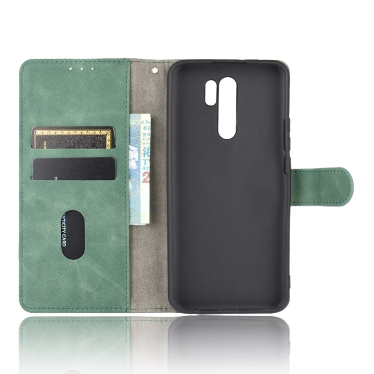 For Xiaomi Redmi 9 Solid Color Skin Feel Magnetic Buckle Horizontal Flip Calf Texture PU Leather Case with Holder & Card Slots & Wallet