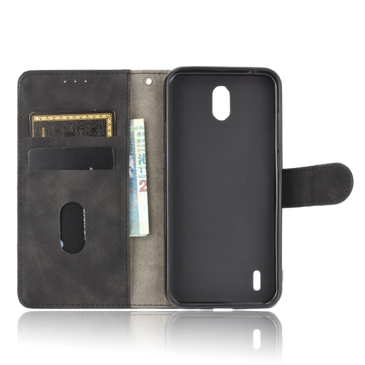 For Nokia 1.3 Solid Color Skin Feel Magnetic Buckle Horizontal Flip Calf Texture PU Leather Case with Holder & Card Slots & Wallet