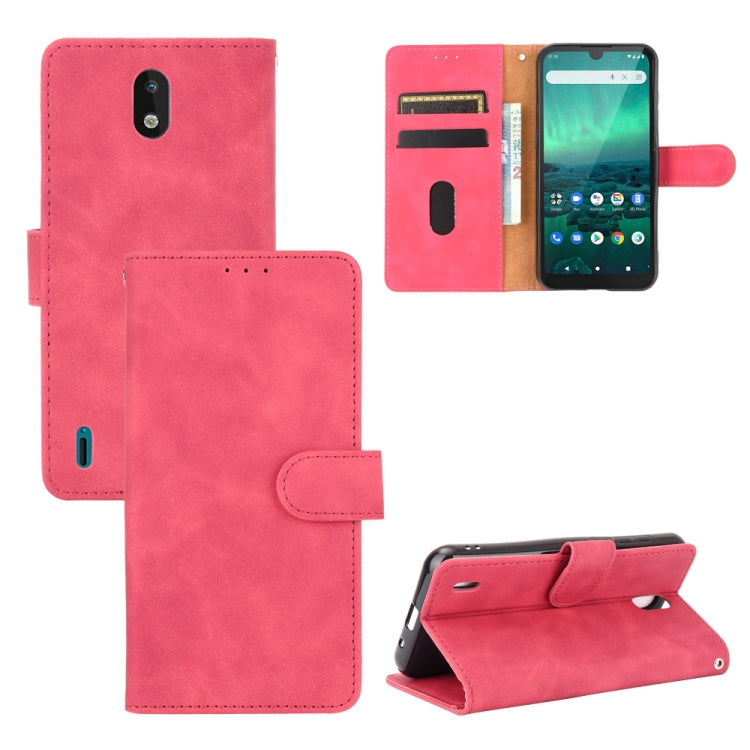 For Nokia 1.3 Solid Color Skin Feel Magnetic Buckle Horizontal Flip Calf Texture PU Leather Case with Holder & Card Slots & Wallet