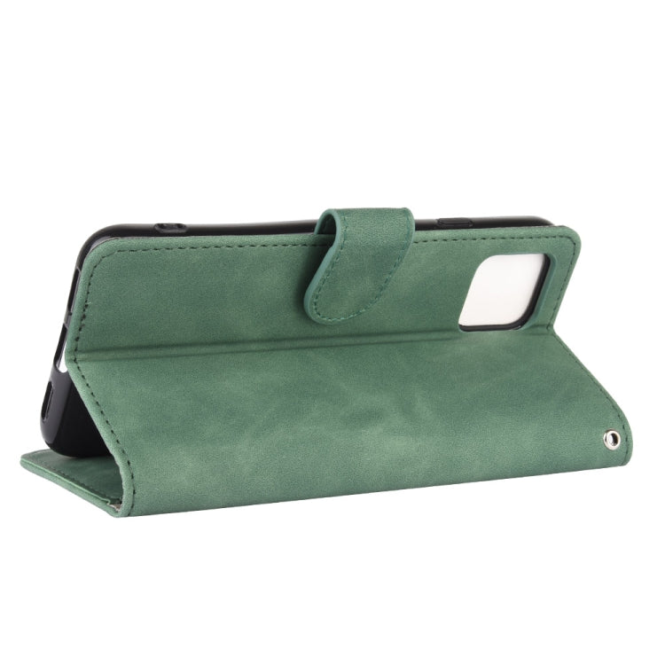 For Google Pixel 4 Solid Color Skin Feel Magnetic Buckle Horizontal Flip Calf Texture PU Leather Case with Holder & Card Slots & Wallet