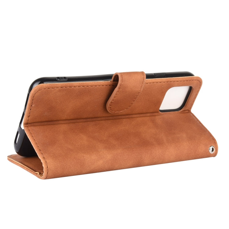 For Google Pixel 4 Solid Color Skin Feel Magnetic Buckle Horizontal Flip Calf Texture PU Leather Case with Holder & Card Slots & Wallet