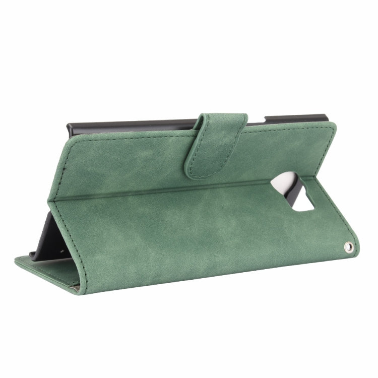 For BlackBerry Priv Solid Color Skin Feel Magnetic Buckle Horizontal Flip Calf Texture PU Leather Case with Holder & Card Slots & Wallet