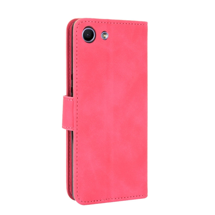 For Sony Xperia Ace Solid Color Skin Feel Magnetic Buckle Horizontal Flip Calf Texture PU Leather Case with Holder & Card Slots & Wallet