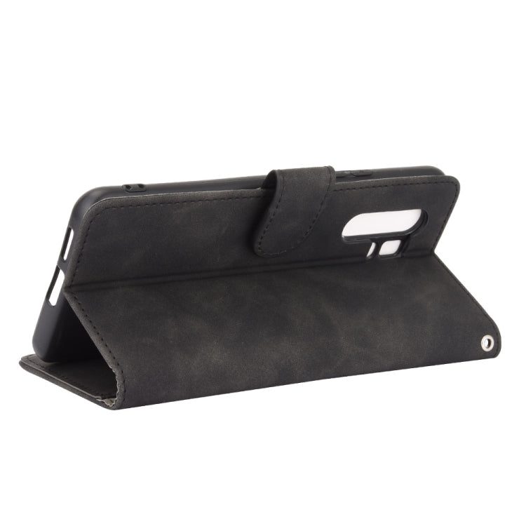 For Vivo X30 Pro Solid Color Skin Feel Magnetic Buckle Horizontal Flip Calf Texture PU Leather Case with Holder & Card Slots & Wallet