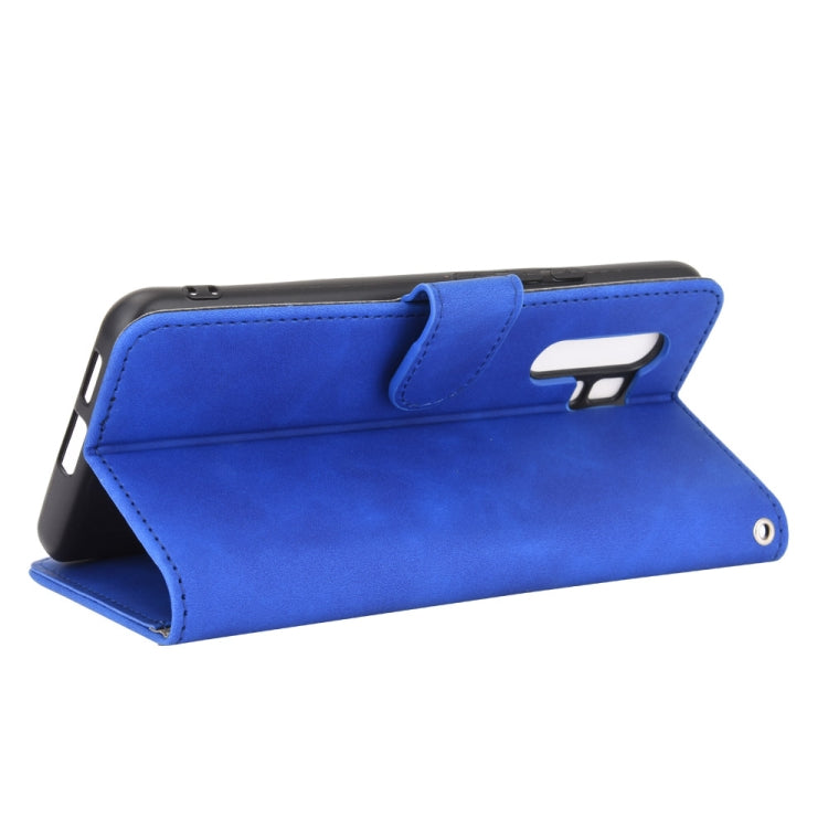 For Vivo X30 Pro Solid Color Skin Feel Magnetic Buckle Horizontal Flip Calf Texture PU Leather Case with Holder & Card Slots & Wallet