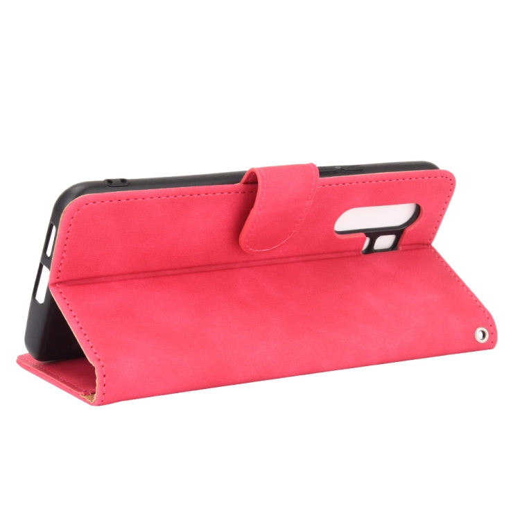 For Vivo X30 Pro Solid Color Skin Feel Magnetic Buckle Horizontal Flip Calf Texture PU Leather Case with Holder & Card Slots & Wallet