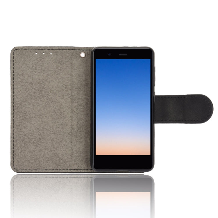 For Rakuten mini Solid Color Skin Feel Magnetic Buckle Horizontal Flip Calf Texture PU Leather Case with Holder & Card Slots & Wallet