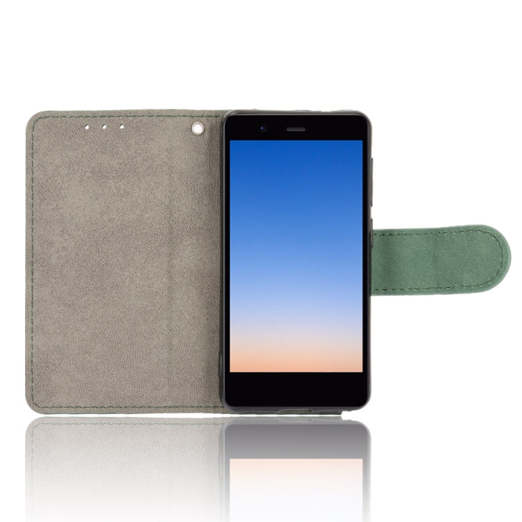 For Rakuten mini Solid Color Skin Feel Magnetic Buckle Horizontal Flip Calf Texture PU Leather Case with Holder & Card Slots & Wallet