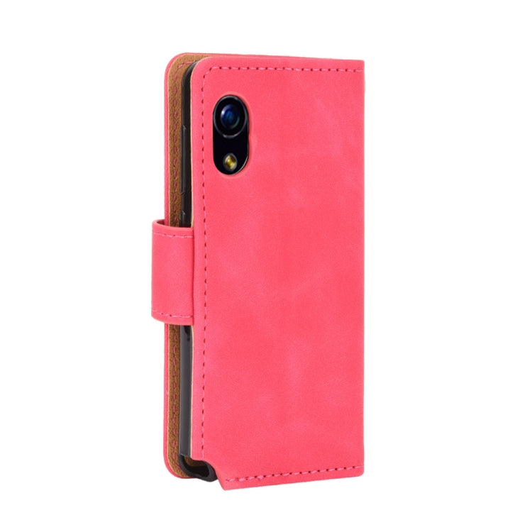 For Rakuten mini Solid Color Skin Feel Magnetic Buckle Horizontal Flip Calf Texture PU Leather Case with Holder & Card Slots & Wallet