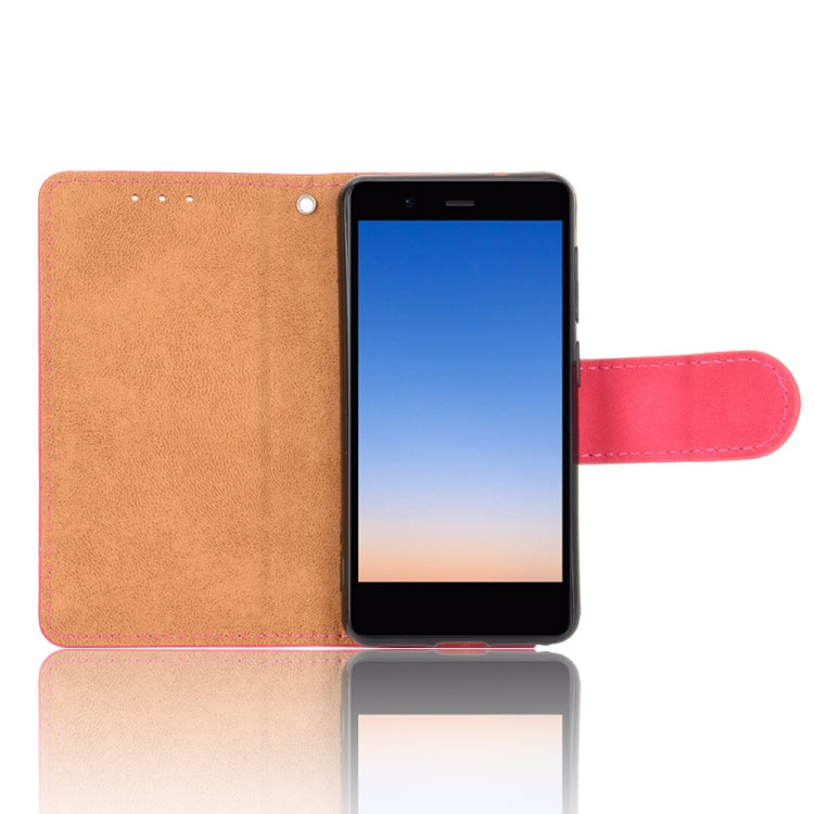 For Rakuten mini Solid Color Skin Feel Magnetic Buckle Horizontal Flip Calf Texture PU Leather Case with Holder & Card Slots & Wallet