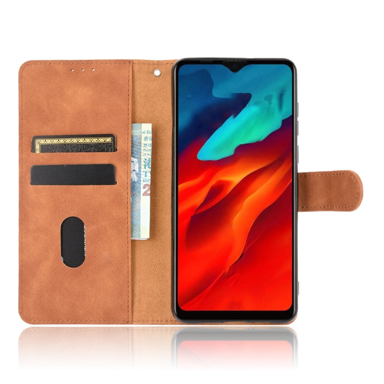 For Blackview A80 Pro Solid Color Skin Feel Magnetic Buckle Horizontal Flip Calf Texture PU Leather Case with Holder & Card Slots & Wallet