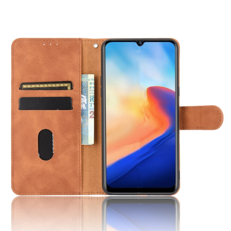 For Blackview A80 Solid Color Skin Feel Magnetic Buckle Horizontal Flip Calf Texture PU Leather Case with Holder & Card Slots & Wallet