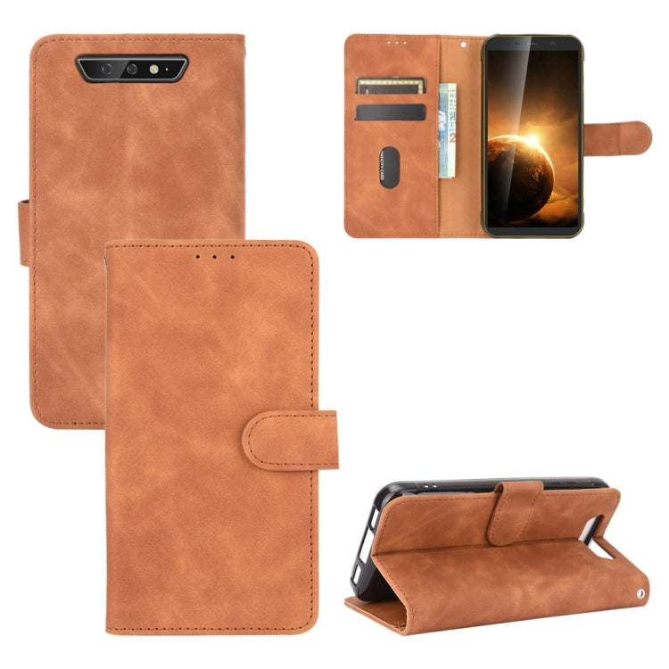 For Blackview BV5500 / BV5500 Pro / BV5500 Plus Solid Color Skin Feel Magnetic Buckle Horizontal Flip Calf Texture PU Leather Case with Holder & Card Slots & Wallet