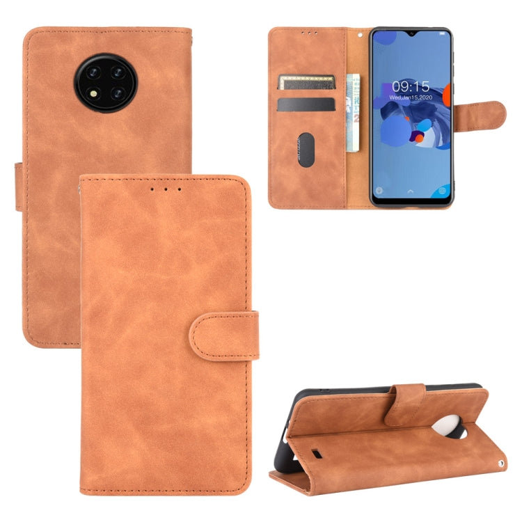For Oukitel C19 Solid Color Skin Feel Magnetic Buckle Horizontal Flip Calf Texture PU Leather Case with Holder & Card Slots & Wallet