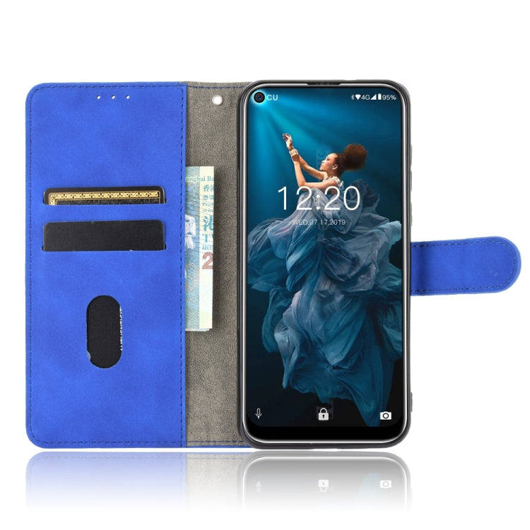 For Oukitel C17 / C17 Pro Solid Color Skin Feel Magnetic Buckle Horizontal Flip Calf Texture PU Leather Case with Holder & Card Slots & Wallet